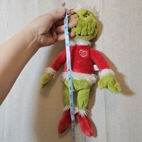 Aurora World Dr. Seuss The Grinch Plush 15900 16 inch Santa Christmas - Picture 9 of 9